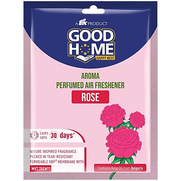 Good Home Happy Nest Aroma Perfumed Air Freshener Rose - 10 gm - 10 gm