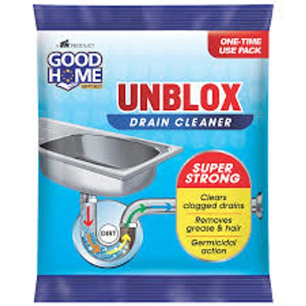 Good Home Happy Nest Unblox Drain Cleaner Pack of 4 - (4*50 gm) - 200 gm - 200 gm