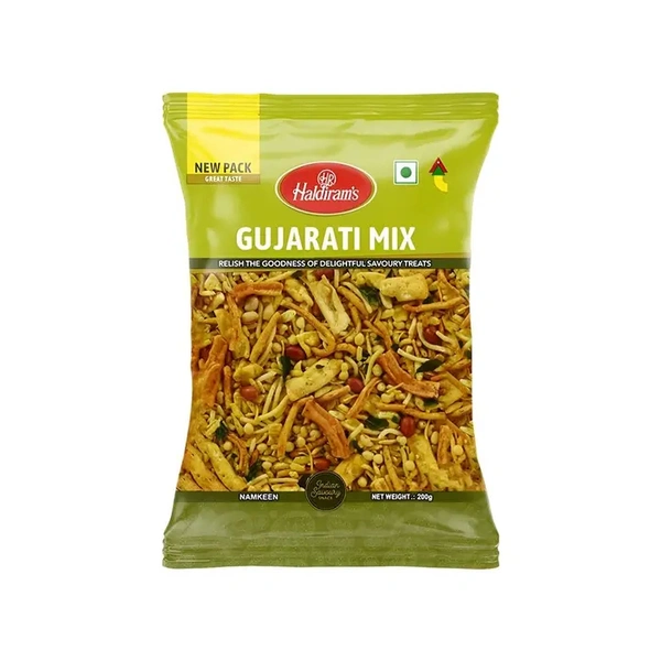 Haldiram's Gujarati Mix Namkeen - 200 gm - 200 gm