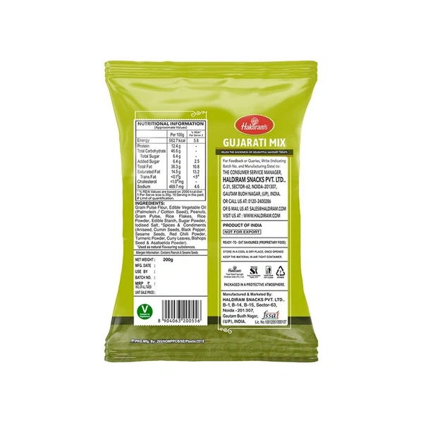 Haldiram's Gujarati Mix Namkeen - 200 gm - 200 gm
