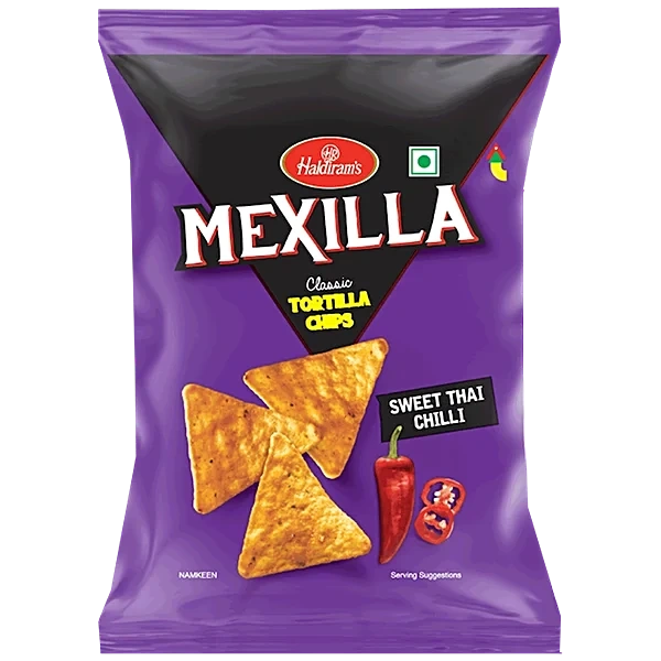 Haldiram'S Mexilla Classic Tortilla Chips (Sweet Thai Chilli) - 95 gm - 95 gm
