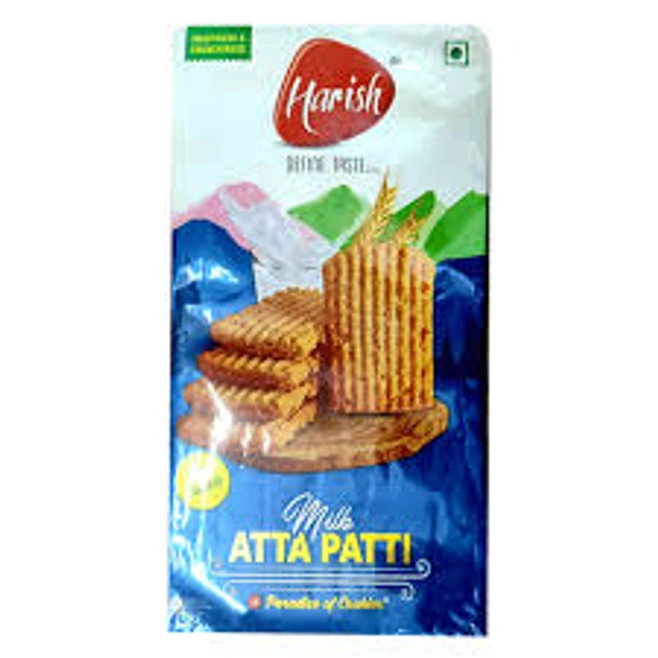 Harish Atta Patti Milk Cookies - 400 gm - 400 gm