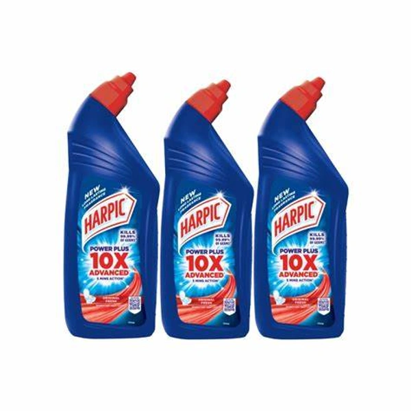 Harpic 10X Disinfectant Liquid Toilet Cleaner (Original) Pack Of 3 - (3*333 ml) - 1 ltr - 1 ltr