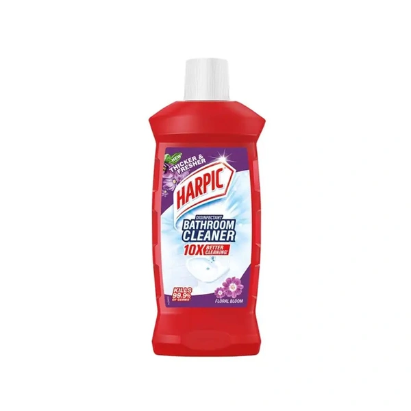 Harpic Disinfectant Liquid Bathroom Cleaner Liquid (Floral Bloom) - 1 ltr - 1 ltr