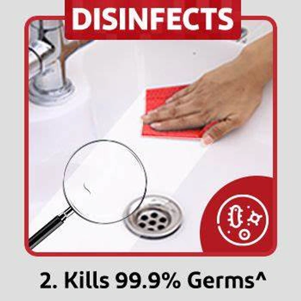 Harpic Disinfectant Liquid Bathroom Cleaner Liquid (Lemon) Pack of 2 - (2*500 ml) - 1 ltr - 1 ltr