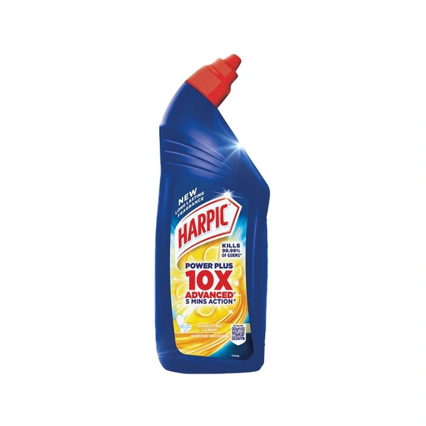 Harpic Disinfectant Liquid Toilet Cleaner (Sparkling Lemon) - 1 ltr - 1 ltr