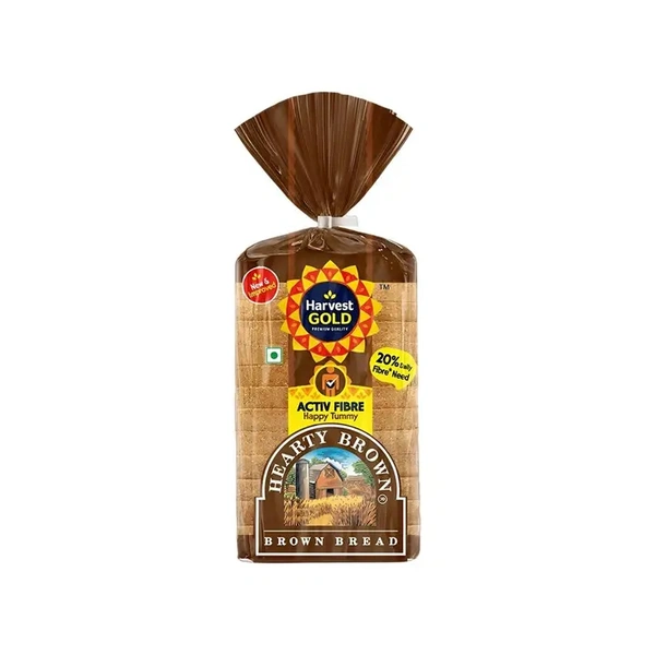 Harvest Gold Active Fibre Hearty Brown Bead - 400 gm