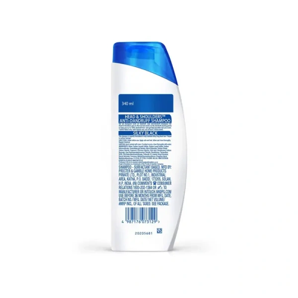 Head & Shoulders Silky Black Anti Dandruff Shampoo - 340 ml