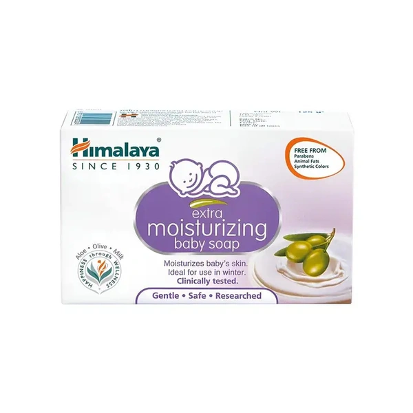 Himalaya Extra Moisturizing Baby Soap - 125 gm