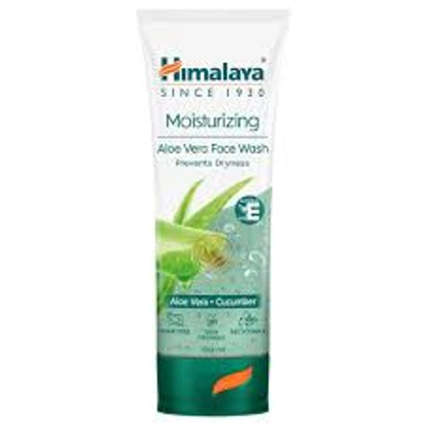 Himalaya Moiturizing Aloe Vera Face Wash - 100 ml - 100 ml