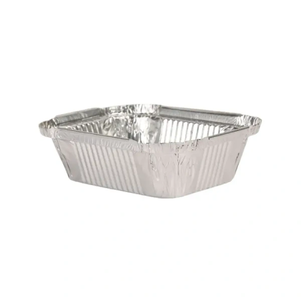 Home Fresh Aluminium Disposable Food Container (250 ml) - 1 pack (25 pieces)