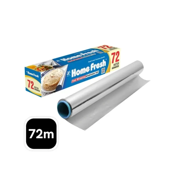 Home Fresh Food Wrapping Aluminium Foil - 72 m - 1 piece (72 m)