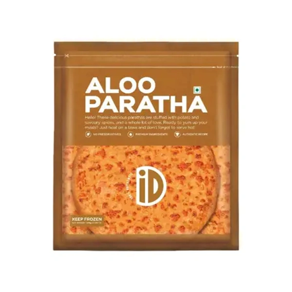 ID Fresh Aloo Paratha Pack of 4 - (4*100 gm) - 400 gm - 400 gm