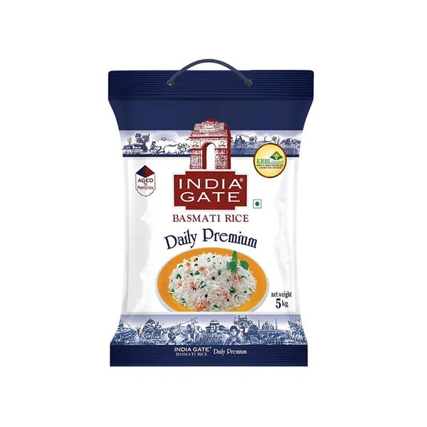 India Gate Daily Premium Basmati Rice - 5 kg