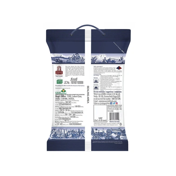 India Gate Daily Premium Basmati Rice - 5 kg
