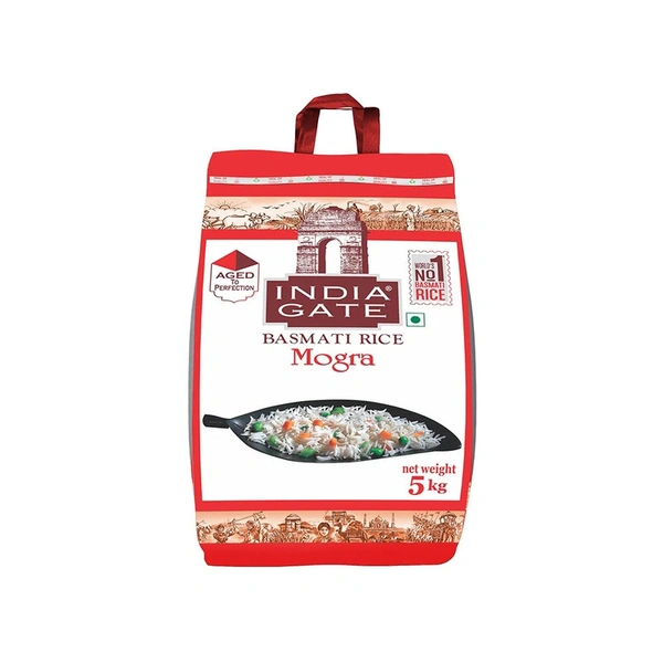 India Gate Mogra Basmati Rice (Broken) - 5 kg