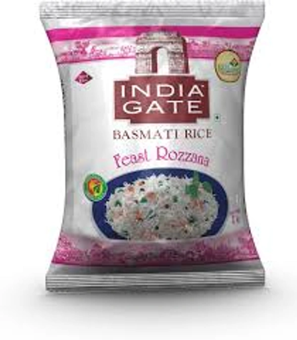 India Gate Pure Basmati Rice Rozana Basmati Rice - 1 kg - 1 kg