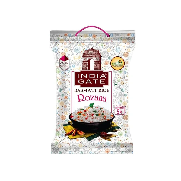 India Gate Rozana Pure Basmati Rice - 5 kg