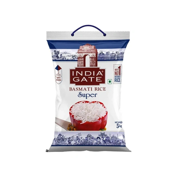 India Gate Super Basmati Rice - 5 kg