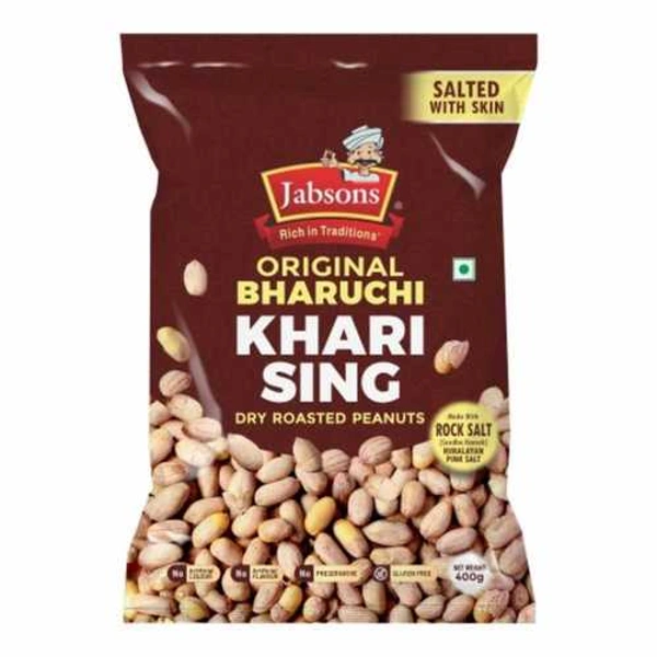 jabsons Khari Sing Dry Roasted Peanuts Salted 200 gm - 200 gm