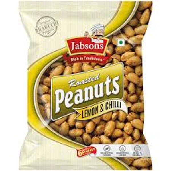 Jabsons Roasted Peanuts Lemon & Chilli - 140 gm - 140 gm