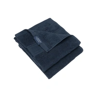 Jockey Cotton Terry Hand Towel (15.75" x 23.62", 500 GSM, Navy) - 2 pieces, 1 pack (2 pieces)