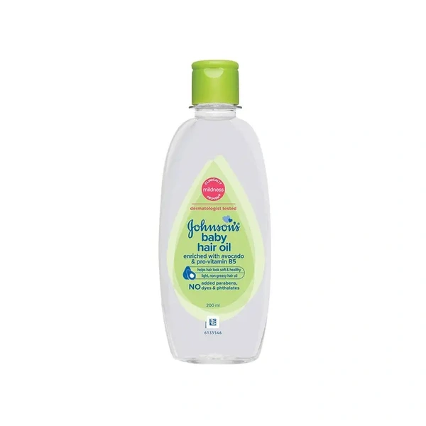 Johnson's Baby Hair Oil (with Avocado & Pro Vitamin B5) - 200 ml