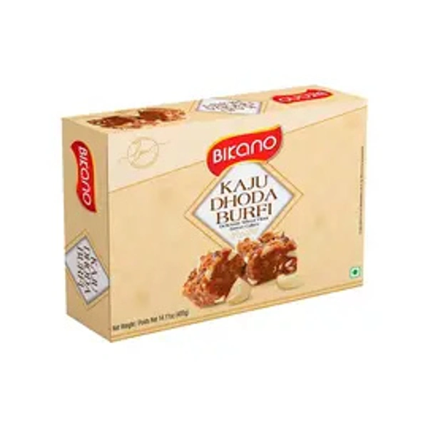 Kaju Dhoda Burfi By Bikano - 350 gm - 350 gm