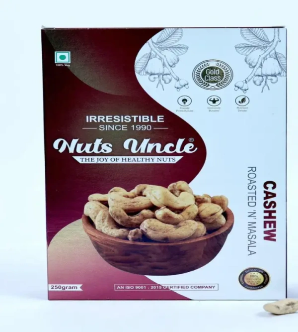 Nuts Uncle Kaju Roasted Masala - 250 Gm - 250 Gm