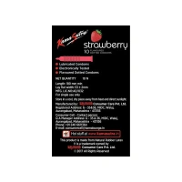 KamaSutra Strawberry Flavoured Dotted Condom-10 Piece - 10 Piece