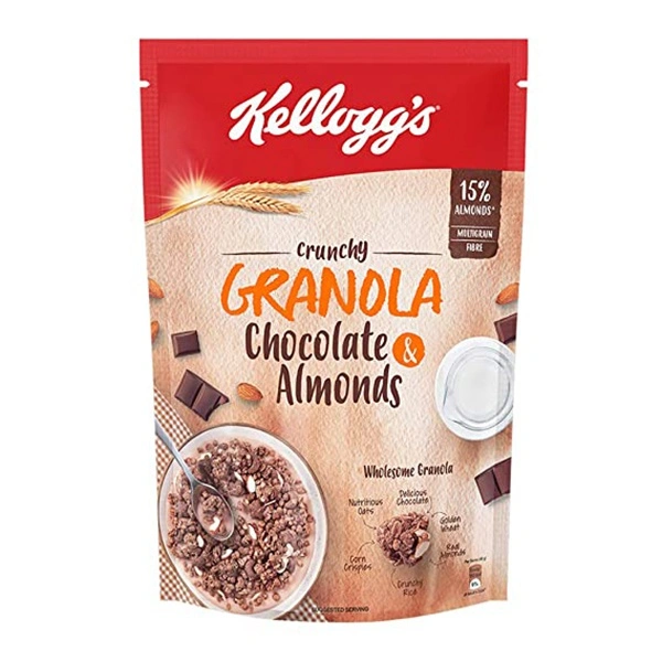 Kellogg'S Crunchy Muesli Granola Chocolate & Almonds Cereal - 450 gm - 450 gm