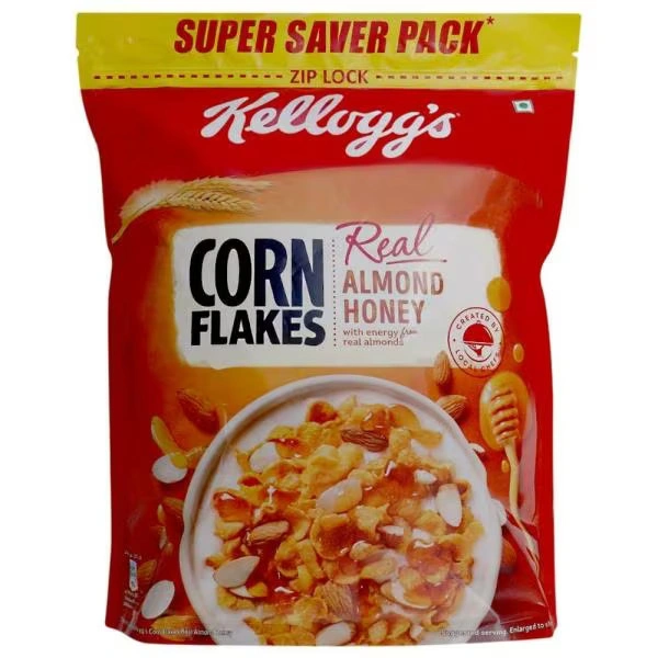 Kellogg'S Real Almond Honey Corn Flakes - 1 kg - 1 kg