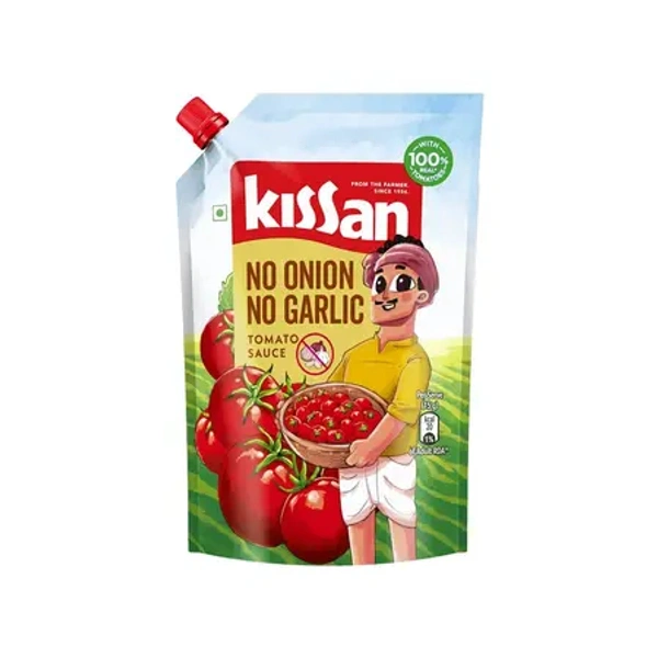 Kissan Tomato Ketchup (No Onion & Garlic) - Doy Pack - 850 gm - 850 gm
