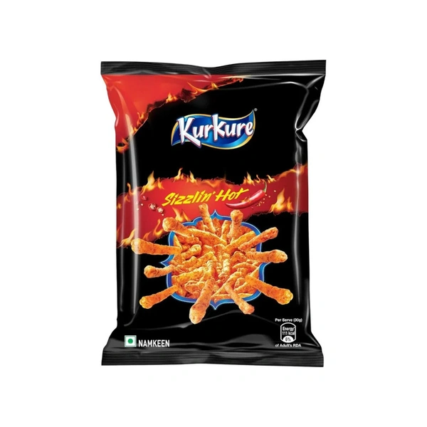 Kurkure Sizzlin Hot Crisps - 68 gm - 68 gm