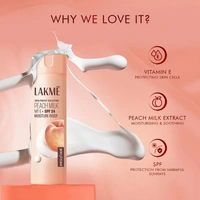 Lakeme Peach Milk SPF 24 PA++ Moisturizing Lotion - 120 ml
