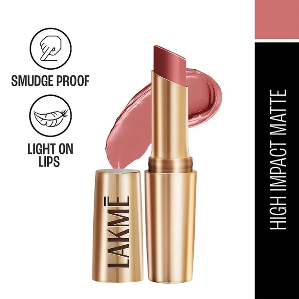 Lakme 9to5 Powerplay Priming Matte Lipistick (Blushing Nude MP7) - 3.6 gm