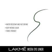 Lakme Insta Water Resistant Eyeliner (Green) - 9 ml