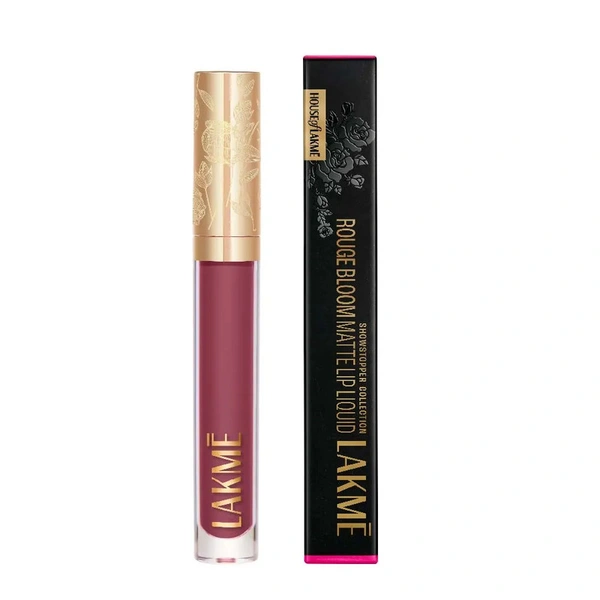 Lakme Rouge Bloom Matte Lip Liquid (Blushing Bae 204) - 3.5 ml