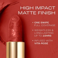 Lakme Rouge Bloom Powder Bullet Lipistick (Brick Bloom 210) - 4 gm