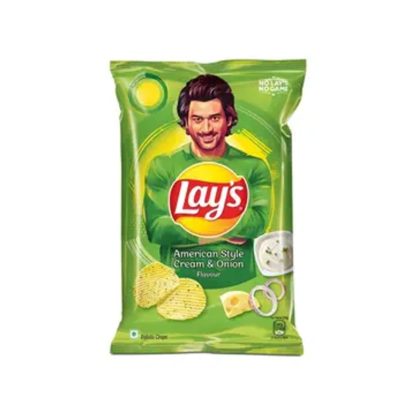 Lay'S American Style Cream & Onion Potato Chips - 67 gm - 67 gm