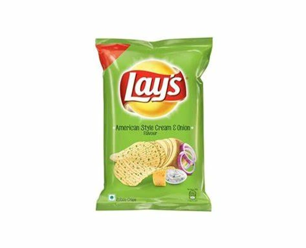 Lay's American Style Cream & Onion - 48 gm - 48 gm