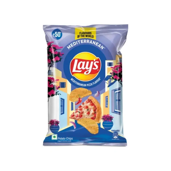 Lay's Mediterranean Pizza Flavour - 46 gm - 46 gm