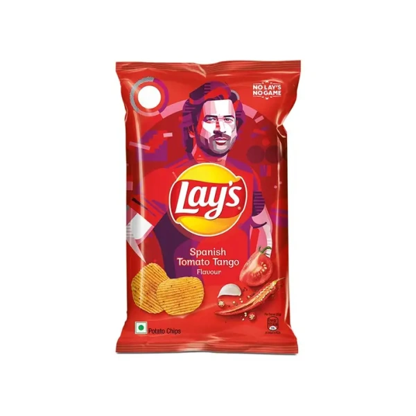 Lay'S Spanish Tomato Tango Flavour Potato Chips - 82 gm - 82 gm