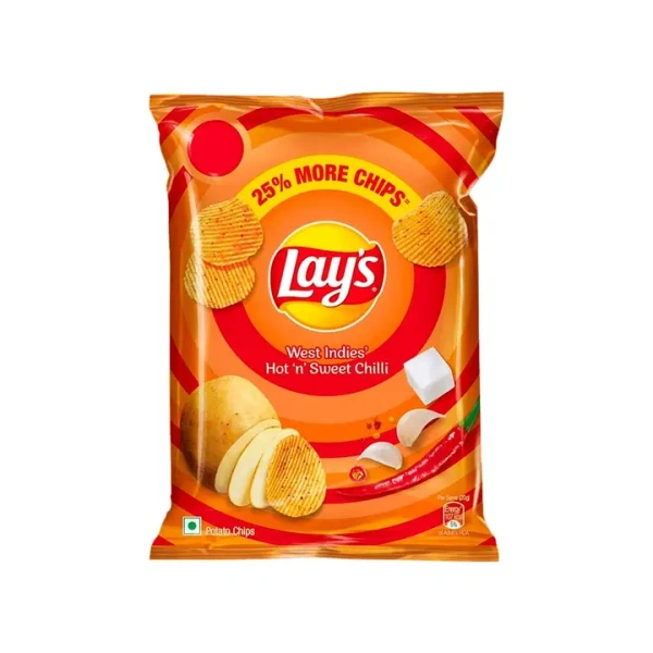 Lay'S West Indies Hot N Sweet Chilli Flavour Potato Chips - 48 gm - 48 gm