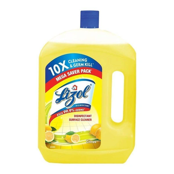 Lizol Disinfectant Surface & Floor Cleaner (Citrus) - 2 ltr - 2 ltr