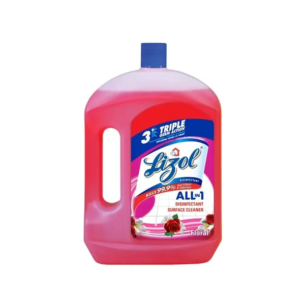 Lizol Disinfectant Surface & Floor Cleaner (Floral) - 2 ltr - 2 ltr