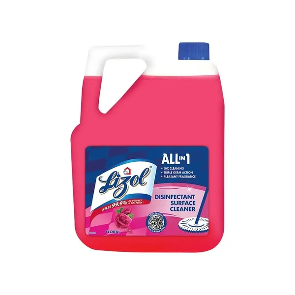 Lizol Disinfectant Surface & Floor Cleaner (Floral) - 5 ltr - 5 ltr