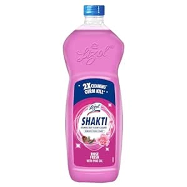 Lizol Shakti Disinfectant Floor Cleaner - Rose Fresh - 900 ml - 900 ml