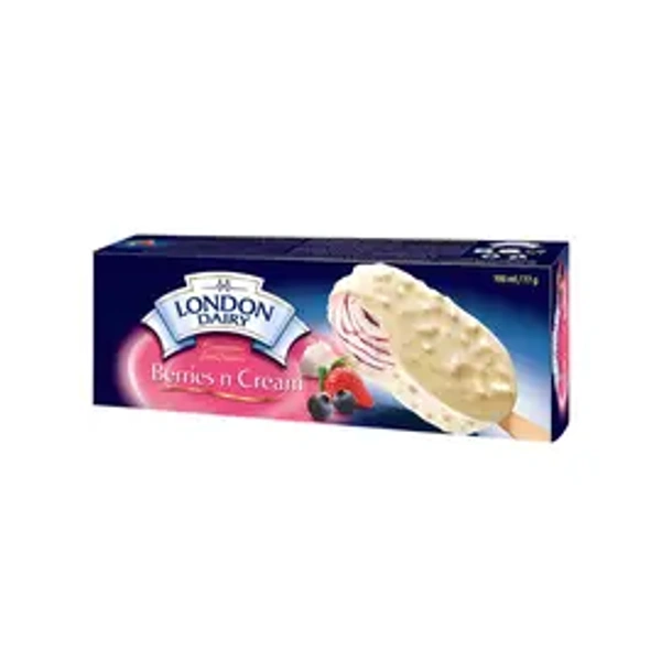 London Dairy Berries & Cream Ice Cream Stick - 100 ml - 100 ml