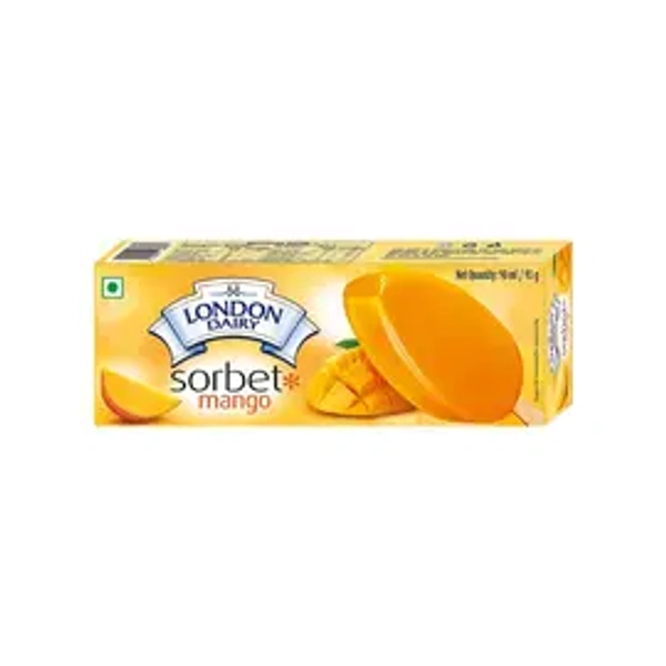 London Dairy Mango Sorbet Ice Cream Stick - 90 ml - 90 ml